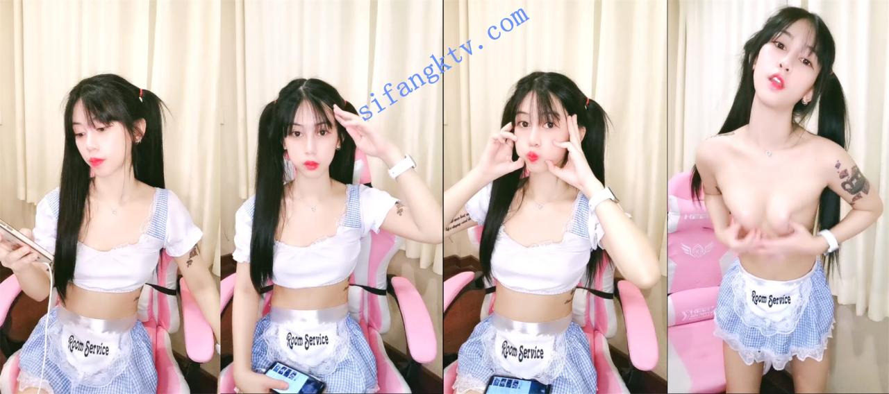 满背纹身双马尾萌妹 清纯又酷的反差妹 舔弄吸吮炮友大屌~ 图 01