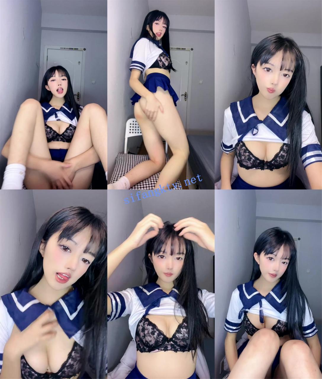 ❤♡ღ ♥网红脸女神~ 05学妹 关注了2个月~首次脱衣秀 图 01
