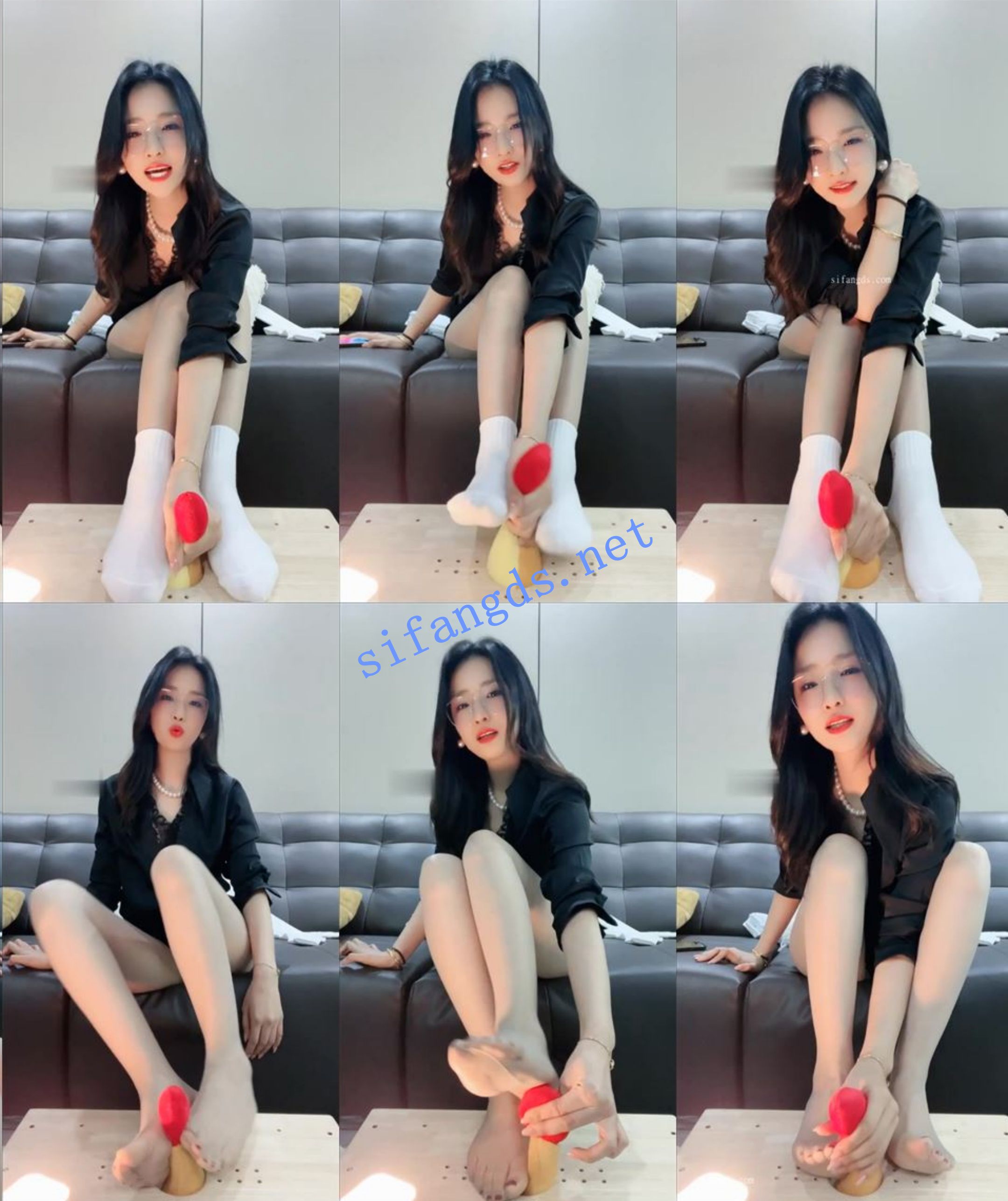 ❤️ Uuu 高颜值知性女神丝足榨精+剧情调教上门修理工 图 05