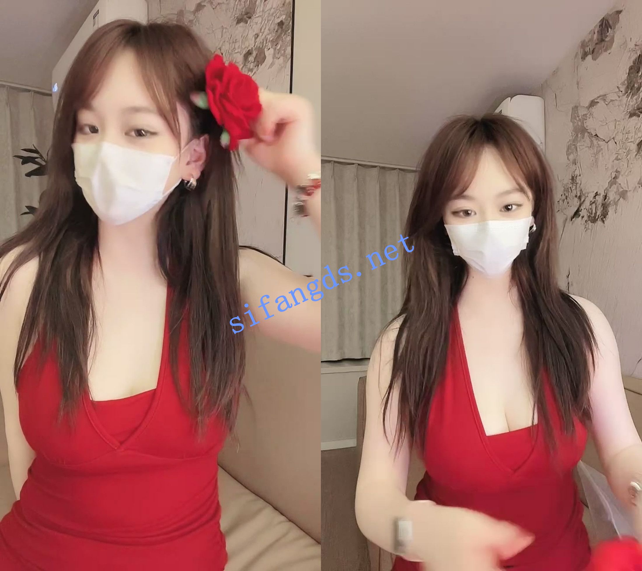 ██大红花好漂亮! 妤菲菲 无毛白虎,跳蛋自慰高潮秀 图 01