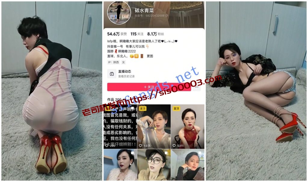 【抖音福利】风骚御姐【碳水青菜 啊嘞嘞】丝袜翘臀诱惑【470P16V】【432M】