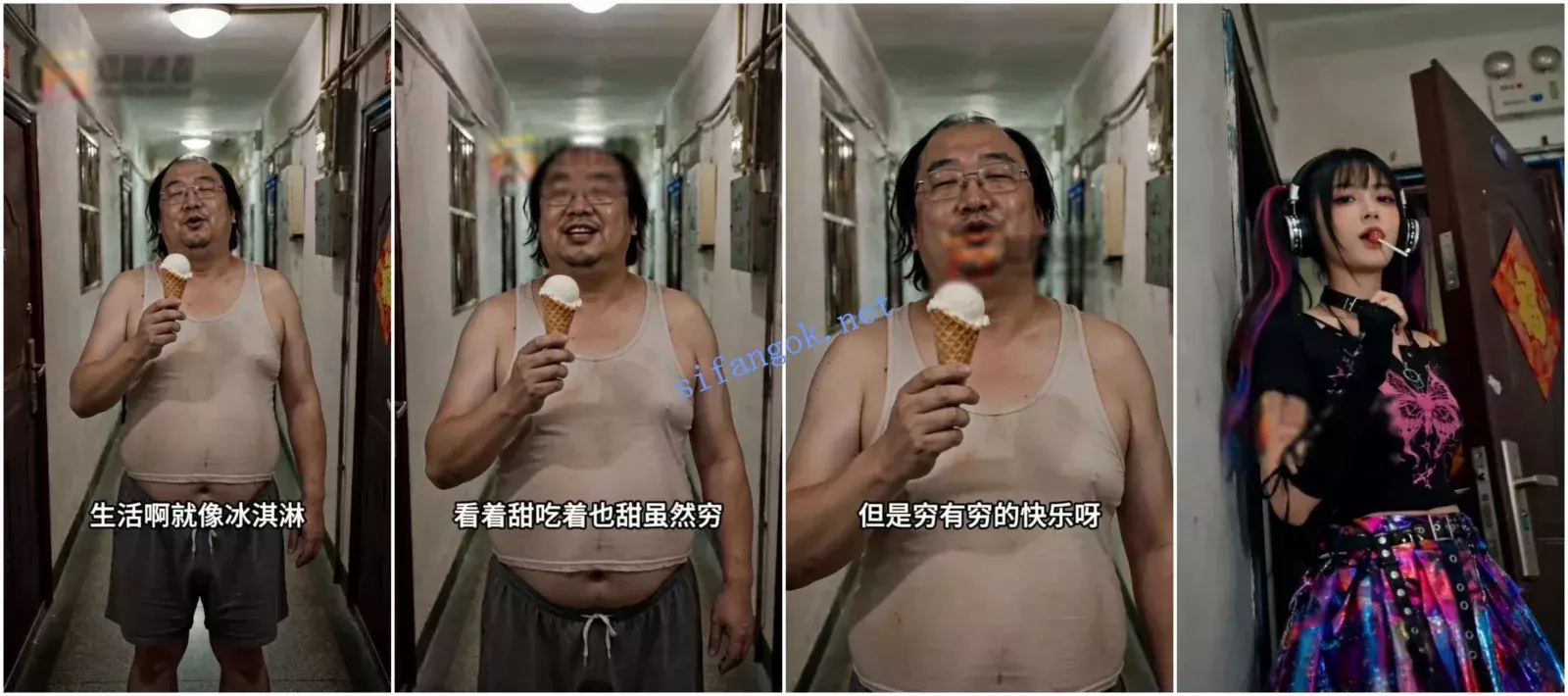 AI连续短剧 《胖爷的传奇人生》第二季5-6集 图 01