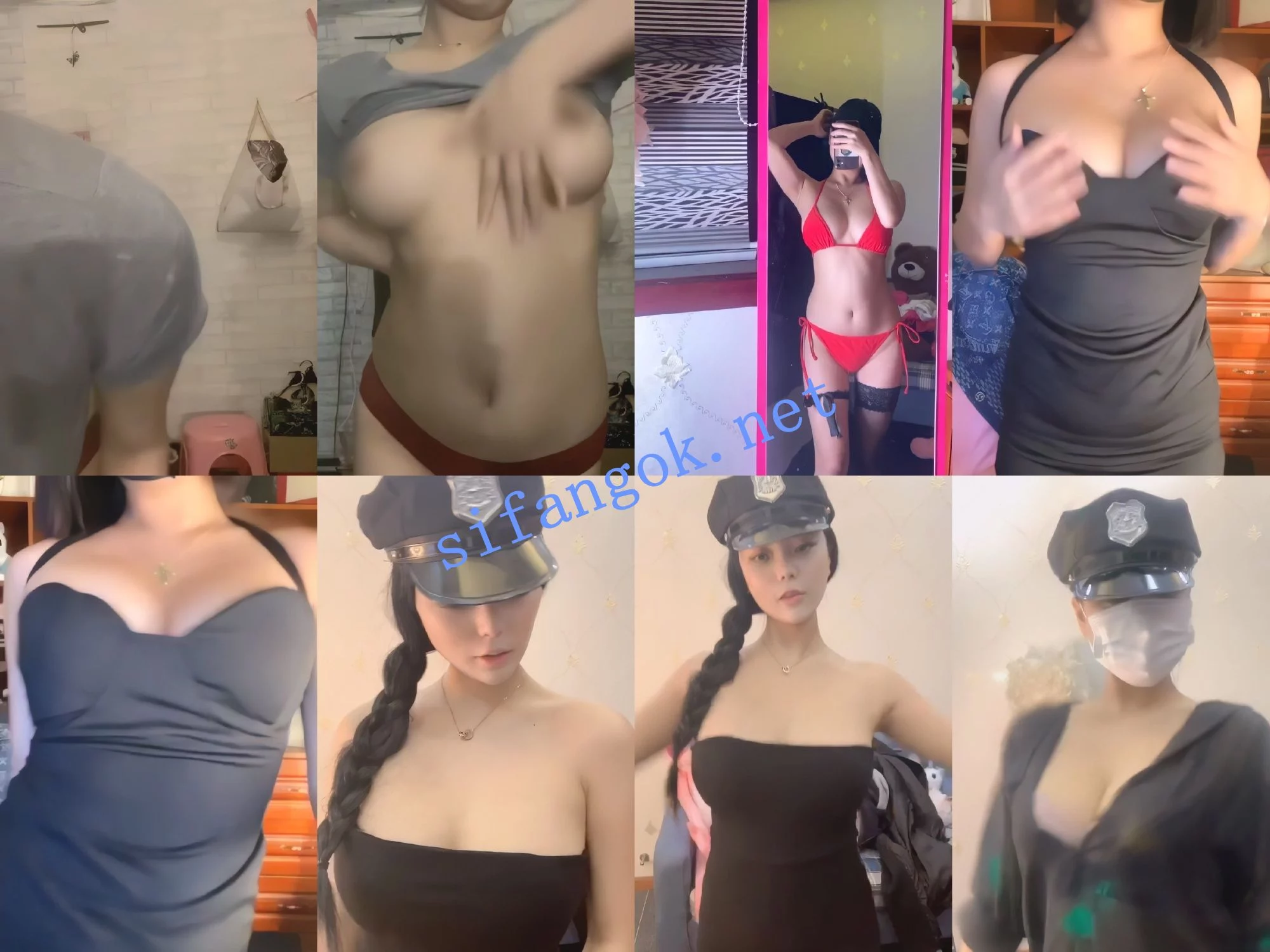 【快手】超美健身身材【维多利亚的秘密李】骚舞 露点好胸