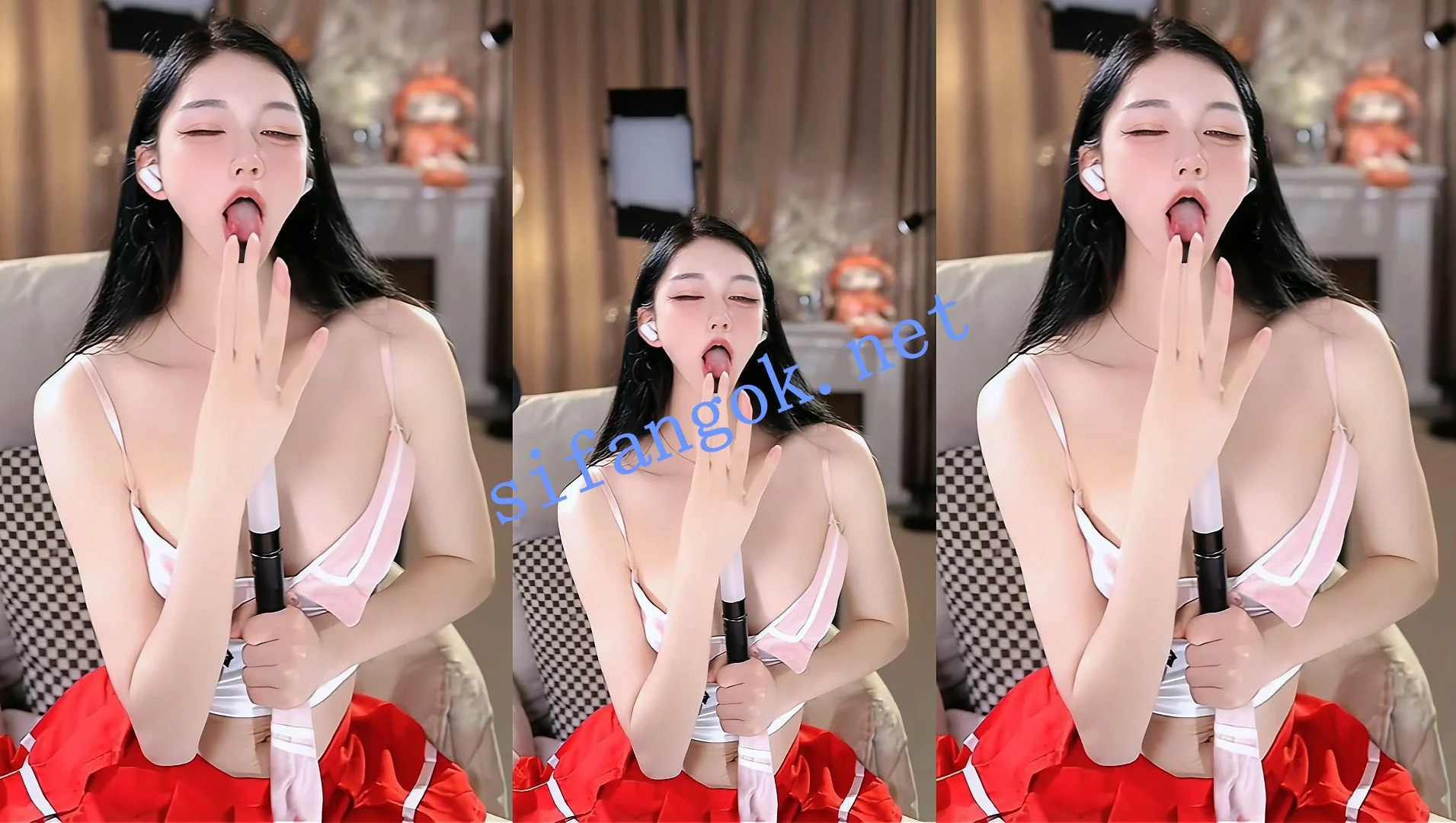 来秀 热舞米兔 大奶美女 透视漏丁骚舞 精选4V 图 07