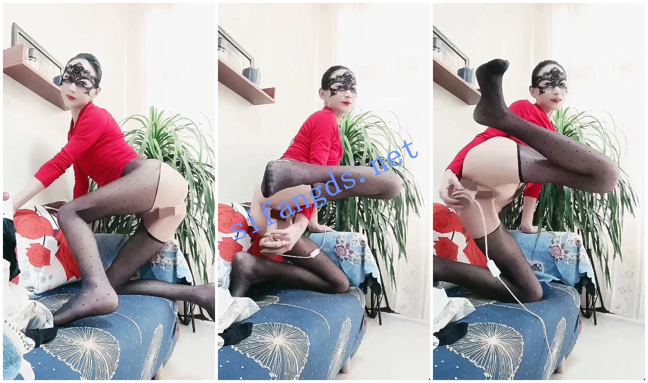 快手福利 骨干熟女 丝+高跟故事 骚话足交口爆自慰XO 图 04