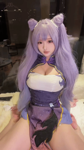 抖音 反差巨乳博主 泡芙怡(泡芙犬 】口 啪啪 私拍 图 12